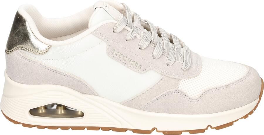 Skechers Uno Suede Mesh Off White