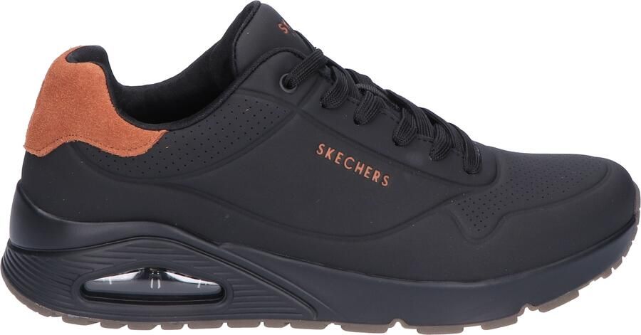 Skechers Uno Suited On Air Skech Air Black