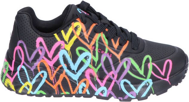 Skechers Uno Lite Spread The Love Black Multi