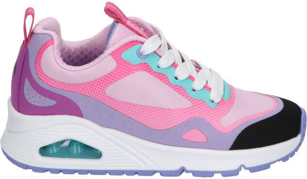 Skechers Uno Color Steps Meisjes Sneakers Zwart Multicolour - Foto 8