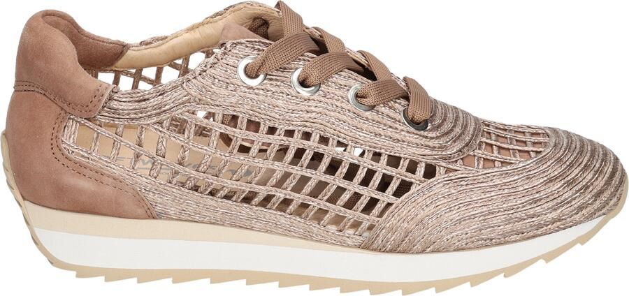 SOFTWAVES Lage Sneakers Dames 9.32.30 Maat: 37 5 Materiaal: Textiel Kleur: Goudkleurig - Foto 2