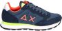 Sun68 Heren Tom Fluo Navy Blue Sneakers Blue Heren - Thumbnail 7