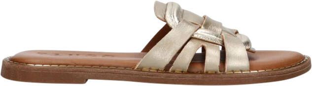 Tango Gouden Leren Cutout Slipper Audrey Yellow Dames - Foto 5