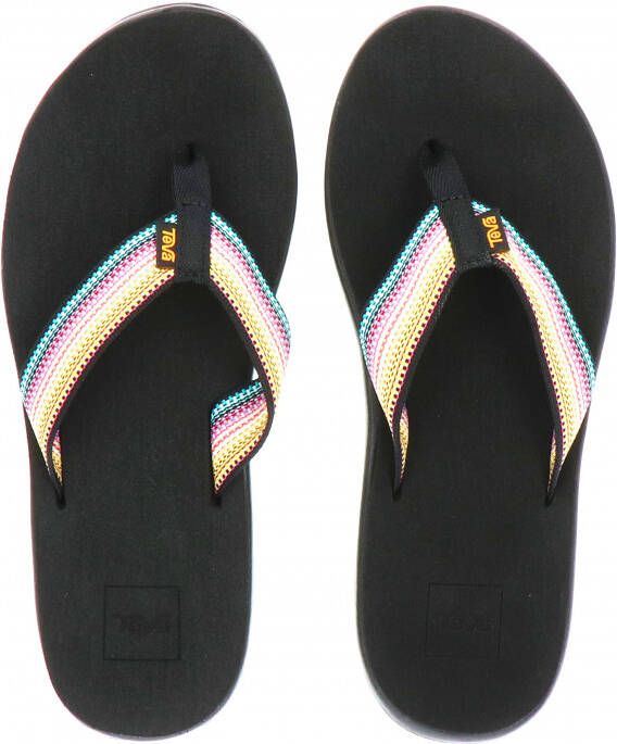 Teva W VOYA FLIP ANTIGUOUS BLACK MULTI Dames Slippers ANTIGUOUS BLACK MULTI - Foto 5