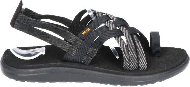Teva Voya Strappy Sandaal Dames Zwart - Foto 5