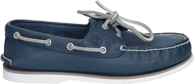 Timberland Classic 2-Eye Boat Shoe Mid Blue Veterschoenen