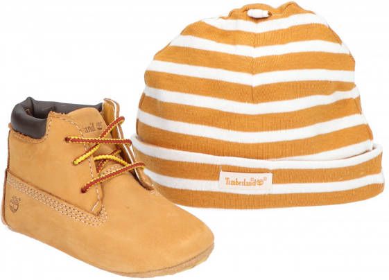 Timberland Crib Bootie with Hat TB09589R 231 Wheat Baby schoenen