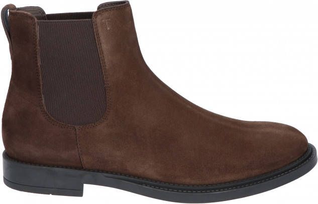 Tod's Chelsea Boots in Suede Brown Chelsea boots