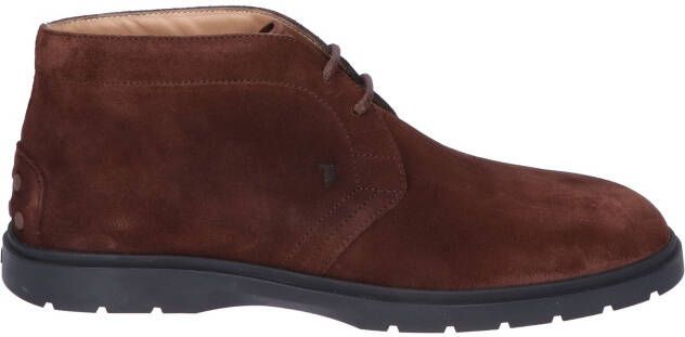 Tod's Desert Boots in Suede Brown Veter boots