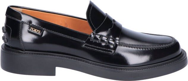 Tods Loafer in Leather Black Instapschoenen