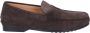 Tods Loafers in Suede Brown Instapschoenen - Thumbnail 2