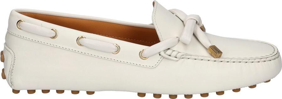 Tods Gommino in Leather B015 White