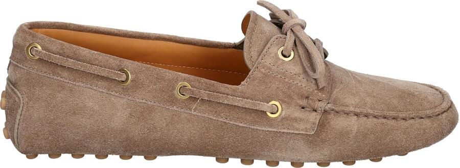 Tods Gommino in Suede U801 Beige