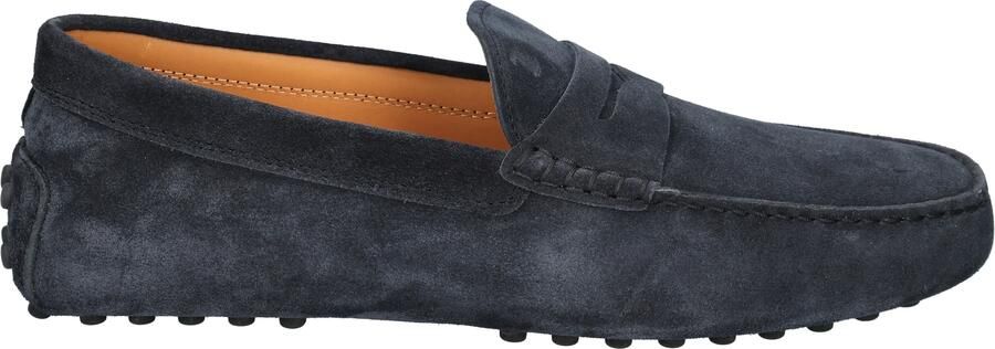 Tods Gommino in Suede U805 Blue