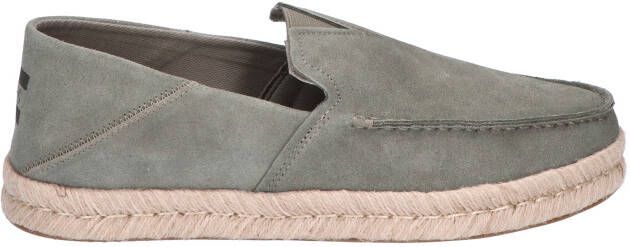 Toms Alonso Suede Loafer Grey Espadrilles