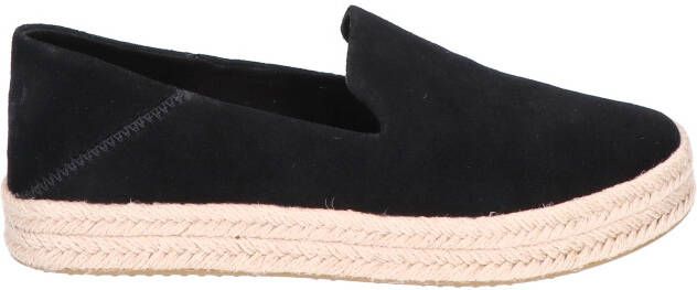 Toms Carolina Suede Black Espadrilles