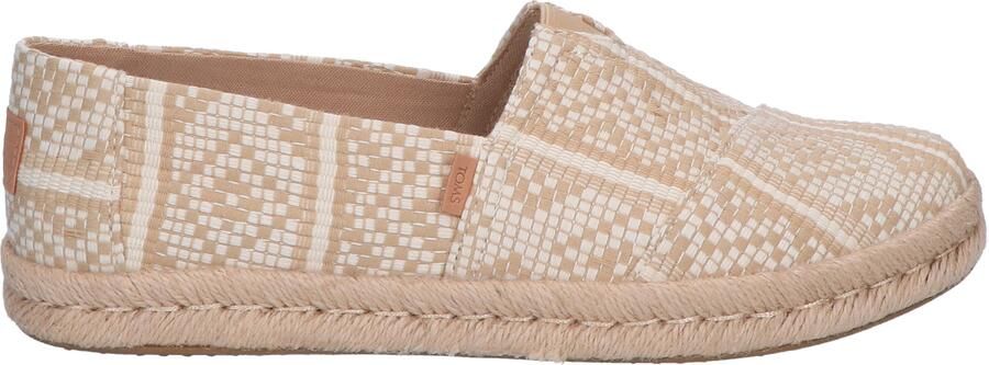 Toms Alpargata Rope Oatmeal Diamond