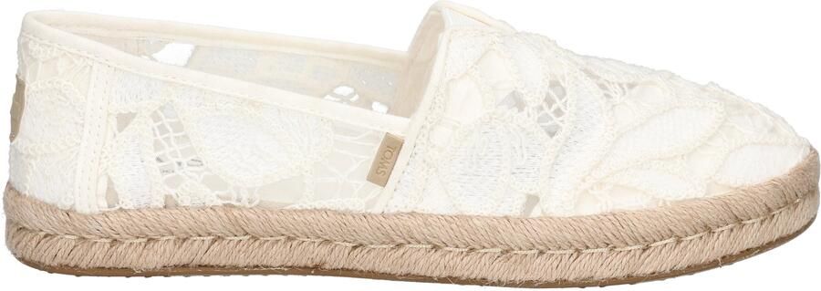 Toms Alpargate 2.0 Egret Floral Lace