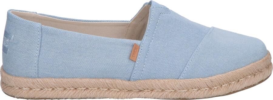 Toms Alpargata rope 10020704 light blue lichtblauw