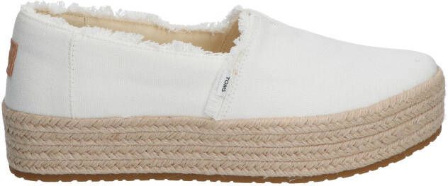 Toms Valencia 10019820 White Canvas Espadrilles