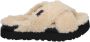 Ugg Fuzz Sugar Cross Slide Natural Black Muilen - Thumbnail 3