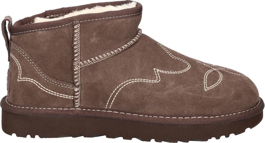 Ugg Classic Ultra Mini Western Burnt Cedar
