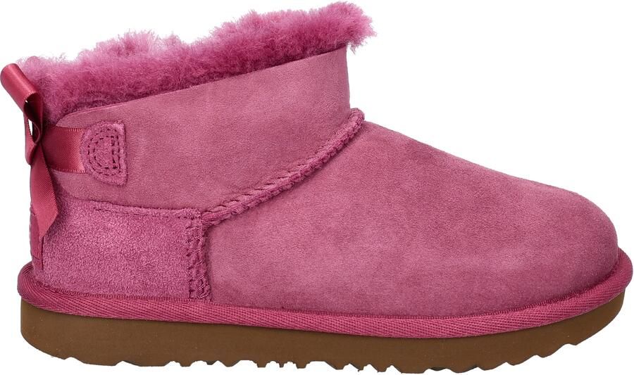 Ugg Kids Ultra Mini Bailey Bow Dark Wine