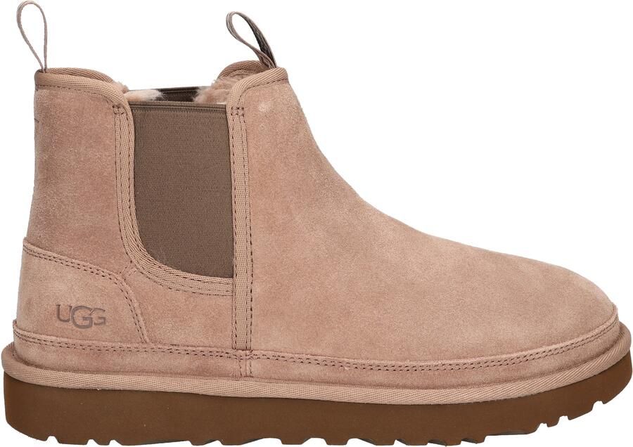 UGG Chelsea Boots Heren Neumel Maat: 41 Materiaal: Suède Kleur: Beige