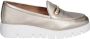 Unisa Famo Loafers Instappers Dames Goud - Thumbnail 3