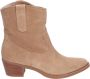 UNISA Enkellaarsjes Dames Gwen Maat: 37 Materiaal: Suède Kleur: Beige - Thumbnail 3