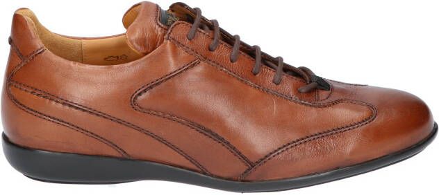 Van Bommel Mannen Leren Veterschoenen Herenschoenen 16300 Cognac -  Schoenen.nl