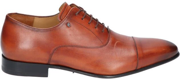 Van bommel SBM-30086 24-01 Dark Cognac H-Wijdte Veterschoenen