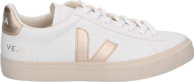 Veja Campo Women Leather White Gold