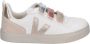 Veja V-10 Chromefree Leather Kids Multico White Shiny - Thumbnail 3