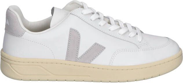 Veja V-12 Men Leather White Grey