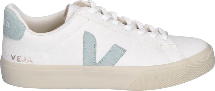 Veja Campo Women Leather White Green