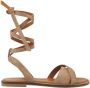 VIA VAI Sandalen Dames Harita Zen Maat: 38 Materiaal: Suède Kleur: Beige - Thumbnail 3