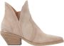 Via vai 58144 Jil Split 01-279 Beige Western boots - Thumbnail 2