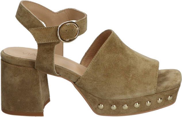 VIA VAI Iris North Sandalen Met Hak Beige Groen - Foto 2