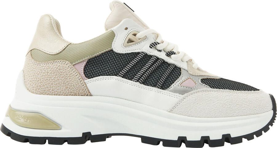 VIA VAI Liz Dae Sneakers Dames Mesh Leer Suède Paars - Foto 2