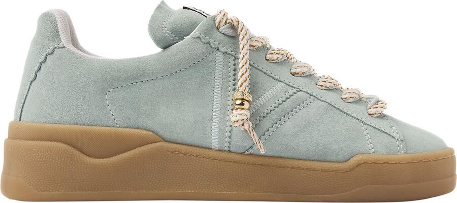 VIA VAI Sam Kyli Sneakers Dames Suède Blauw