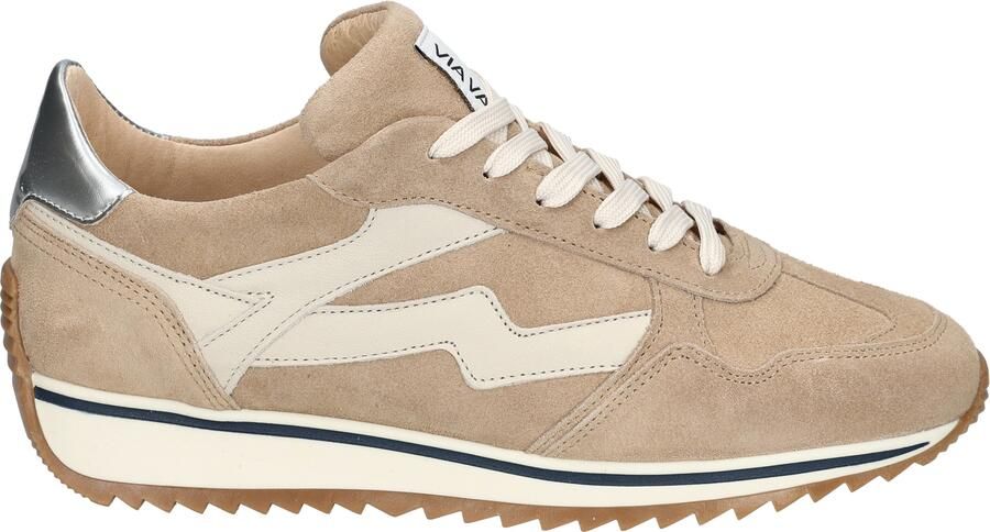 VIA VAI Mikki Alex Sneakers dames Suède Leer Beige - Foto 5