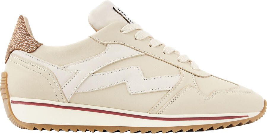 VIA VAI Mikki Alex Sneakers dames Leer Suède Beige - Foto 2