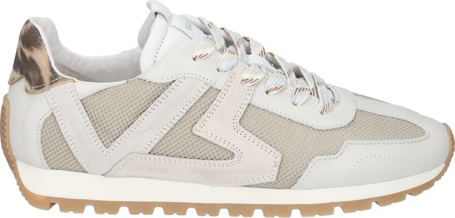 VIA VAI Scott Kenzie Sneakers Dames Leer Mesh Suède Wit - Foto 2