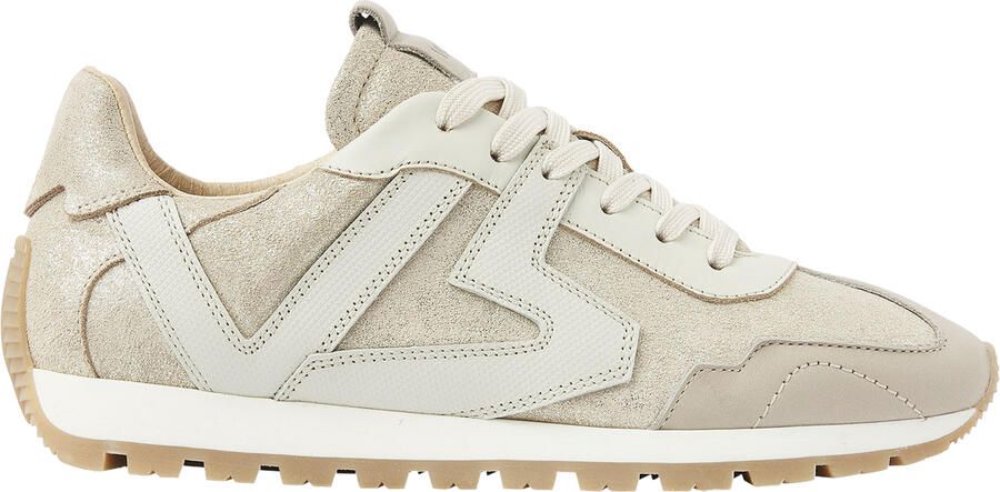 VIA VAI Scott Kenzie Sneakers Dames Leer Suède Goud - Foto 2