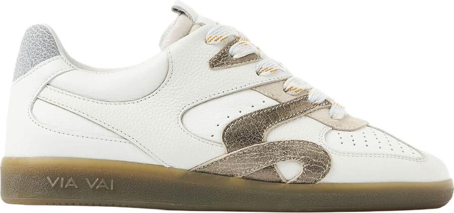 VIA VAI Nilla Macy Sneakers Dames Leer Suède Blauw