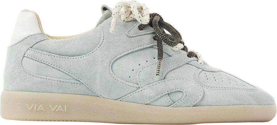 VIA VAI Nilla Macy Sneakers Dames Leer Suède Blauw - Foto 3