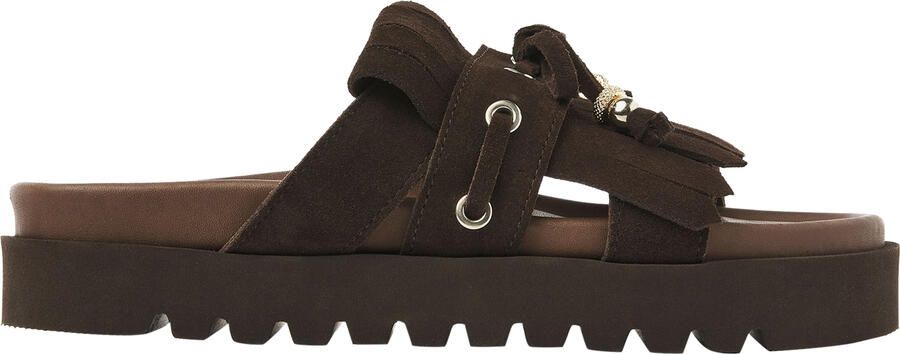 VIA VAI Rae Laila Sandalen Dames Suède Bruin - Foto 5