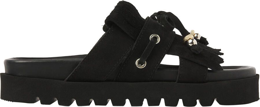 VIA VAI Rae Laila Sandalen Dames Suède Zwart