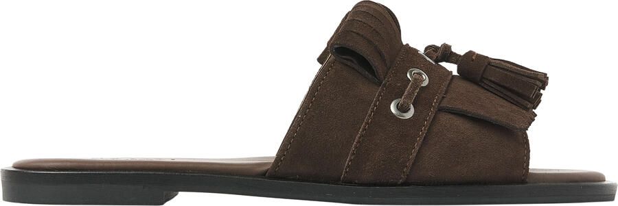 VIA VAI Vita Eva Slippers Dames Suède Bruin - Foto 2